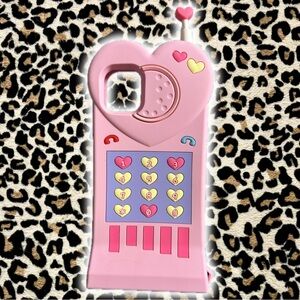 Heart-Shaped Pink iPhone 11 Case